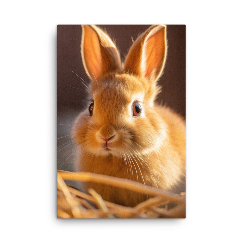 Charming Cinnamon Companion Canvas - PosterfyAI.com