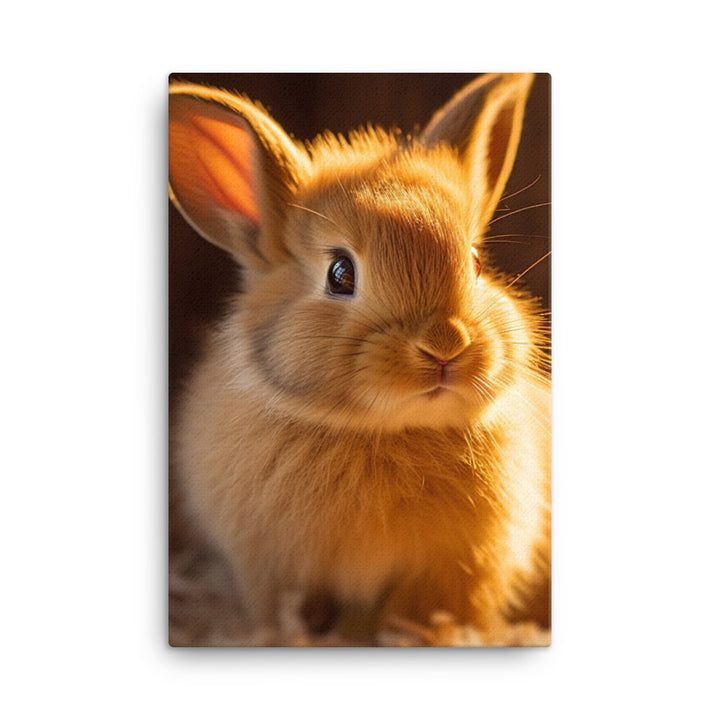 Adorable Cinnamon Fluffball Canvas - PosterfyAI.com