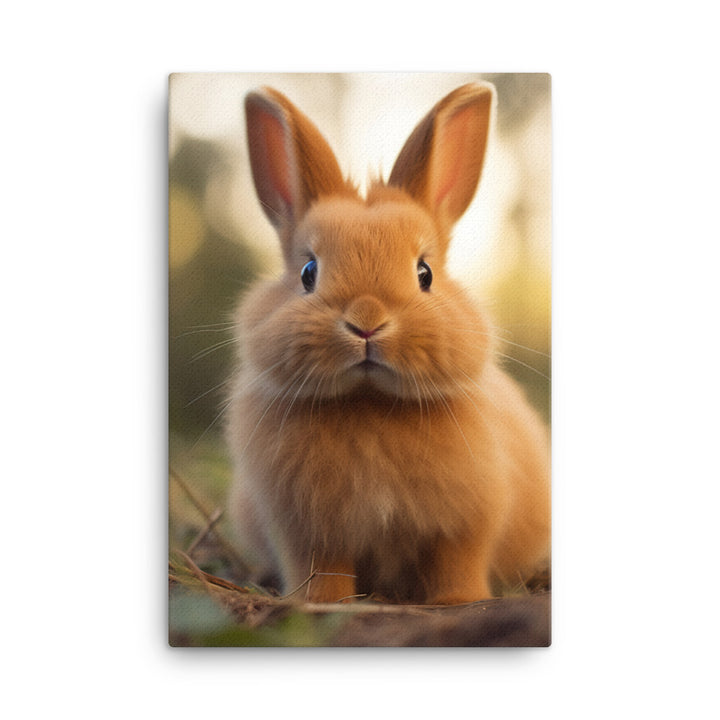 Adorable Cinnamon Fluffball Canvas - PosterfyAI.com
