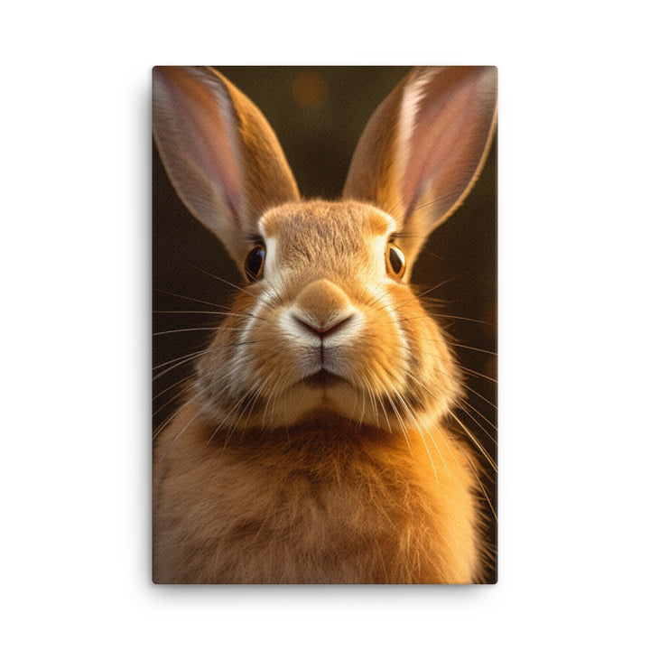Beveren Bunny Canvas - PosterfyAI.com