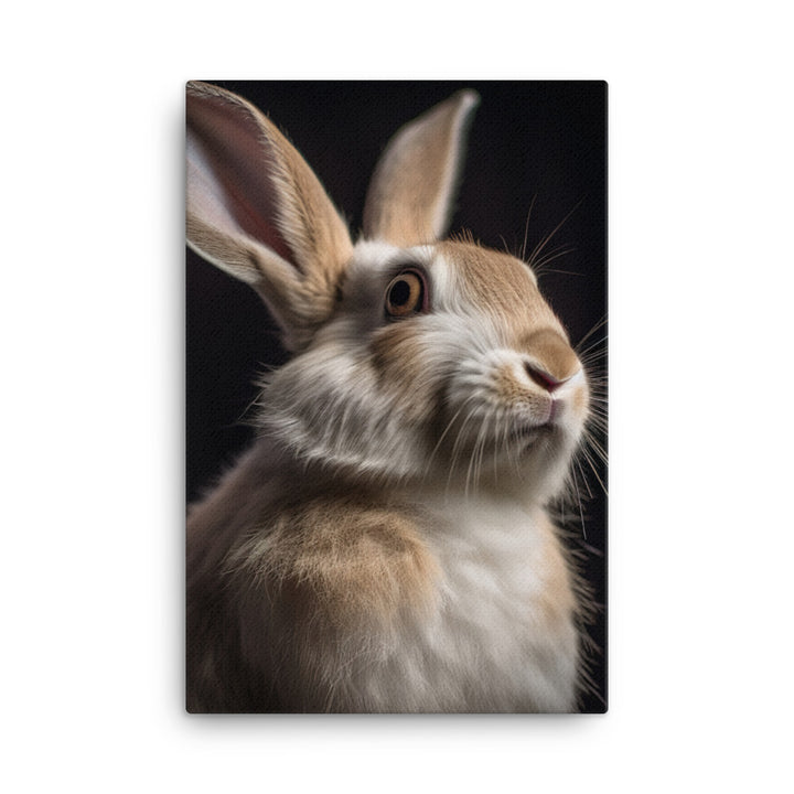 Beveren Bunny Canvas - PosterfyAI.com