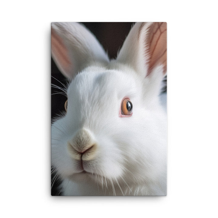 Florida White Bunny Canvas - PosterfyAI.com