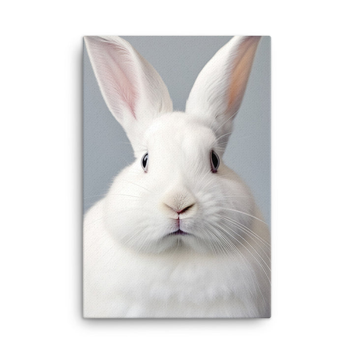 Florida White Bunny Canvas - PosterfyAI.com