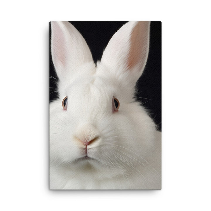 Florida White Bunny Canvas - PosterfyAI.com