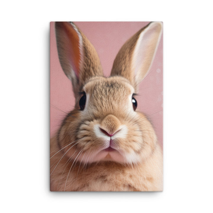 Mini Rex Bunny Canvas - PosterfyAI.com