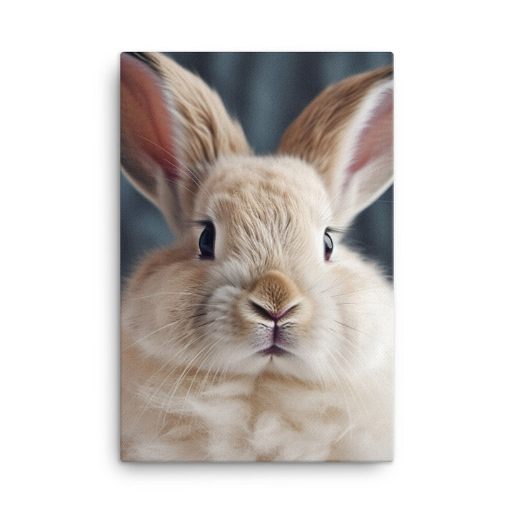 Mini Rex Bunny Canvas - PosterfyAI.com