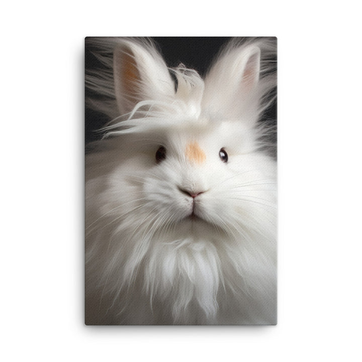 French Angora Bunny Canvas - PosterfyAI.com