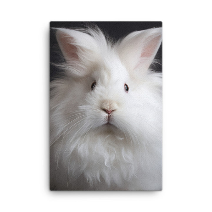 French Angora Bunny Canvas - PosterfyAI.com