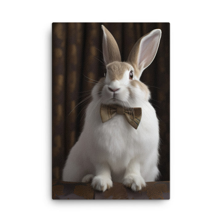 English Spot Bunnys Classic Charisma Canvas - PosterfyAI.com