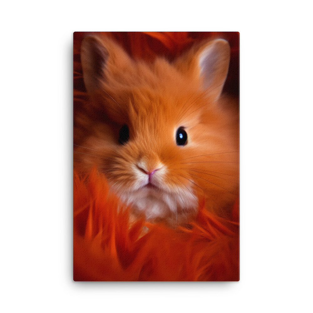 Adorable Thrianta Bunny Canvas - PosterfyAI.com