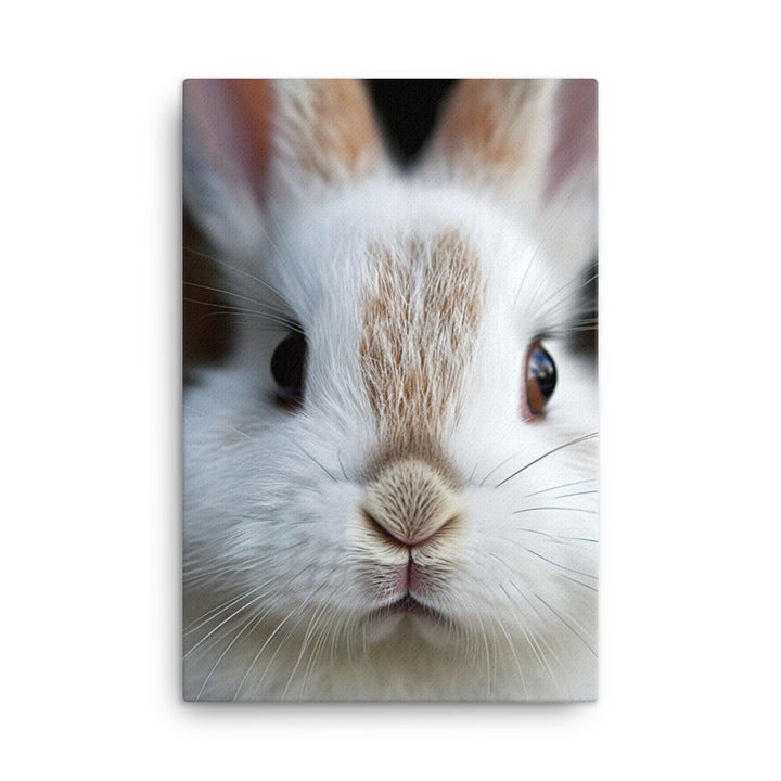 Charming Dwarf Hotot Bunny Canvas - PosterfyAI.com