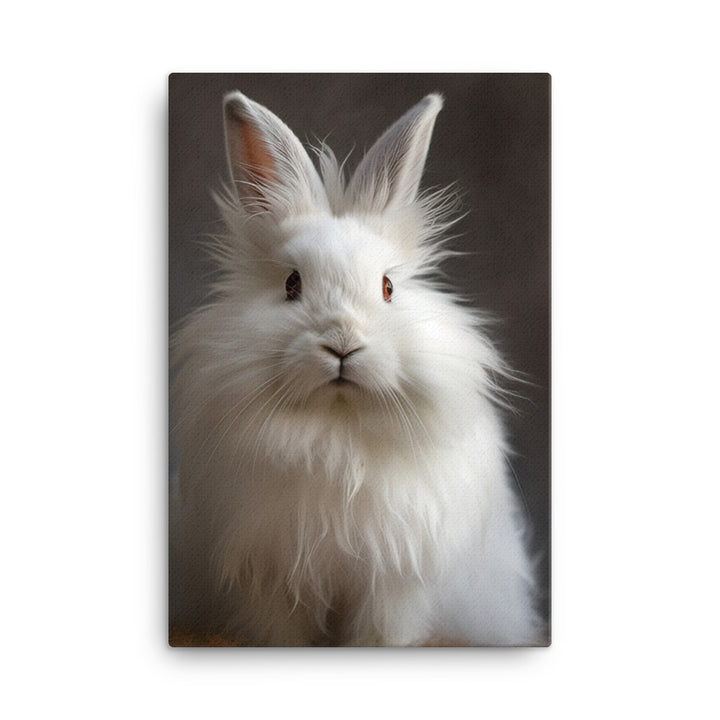 Adorable Dwarf Hotot Bunny Canvas - PosterfyAI.com