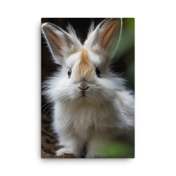 Lionhead Bunny Canvas - PosterfyAI.com