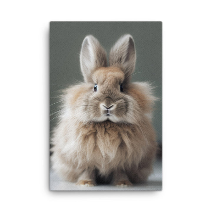 Jersey Wooly Bunny Canvas - PosterfyAI.com