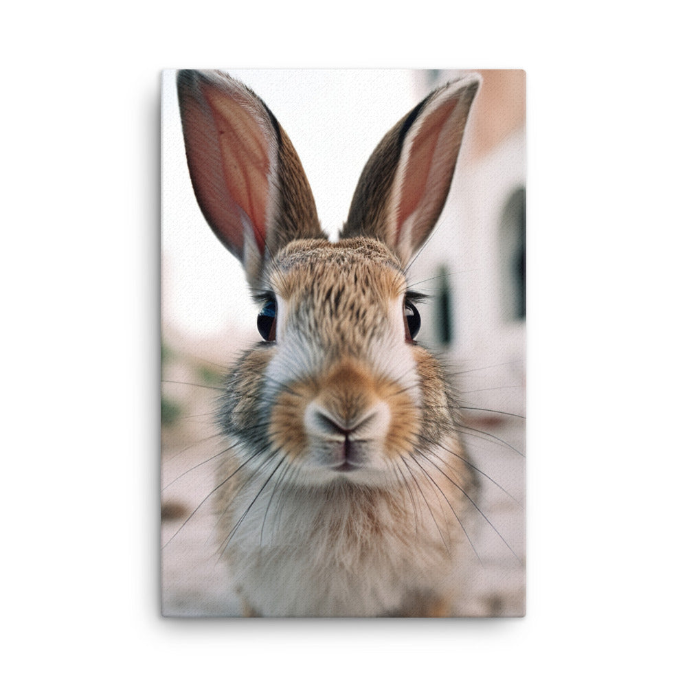 Charming Havana Bunny Canvas - PosterfyAI.com