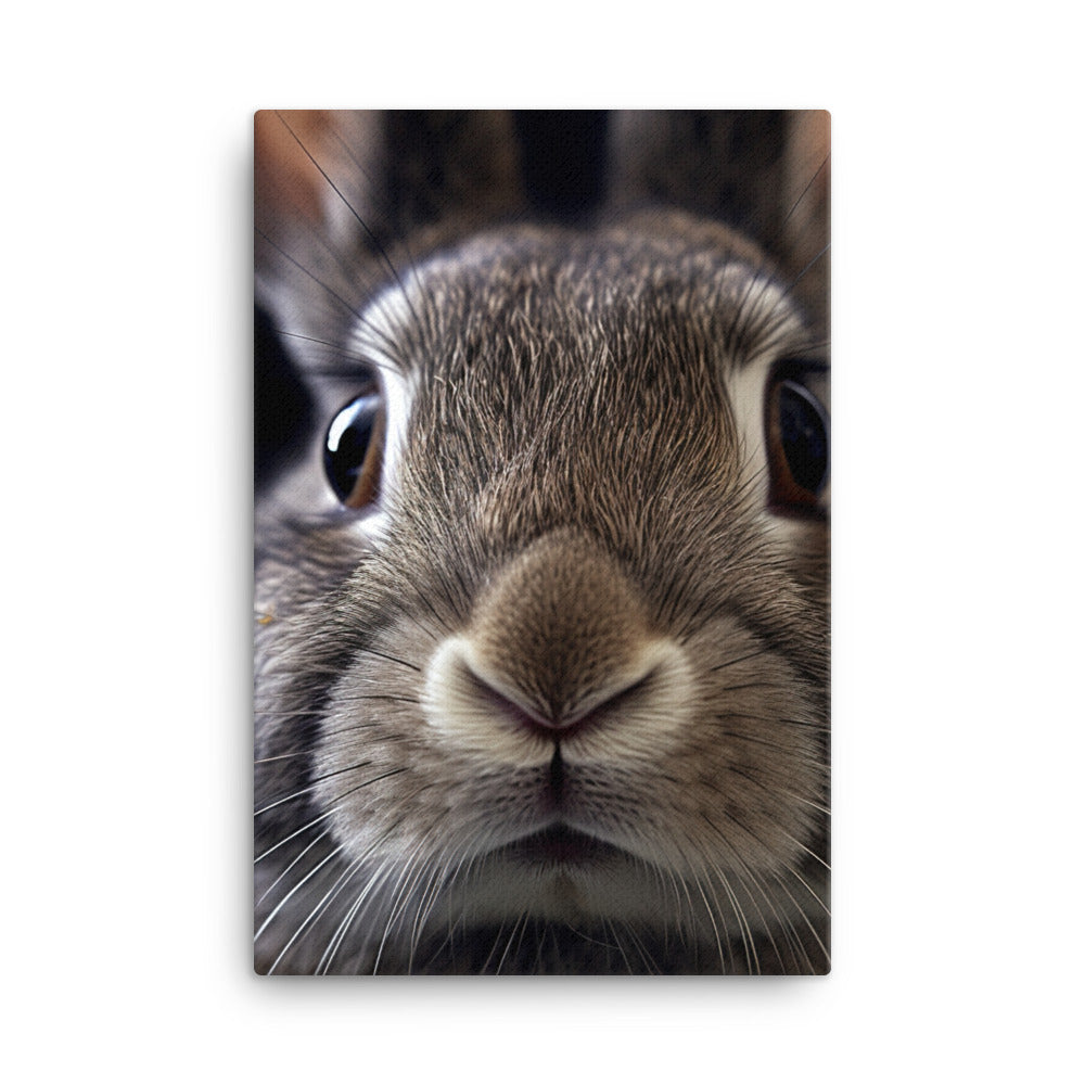 Charming Britannia Petite Bunny Canvas - PosterfyAI.com