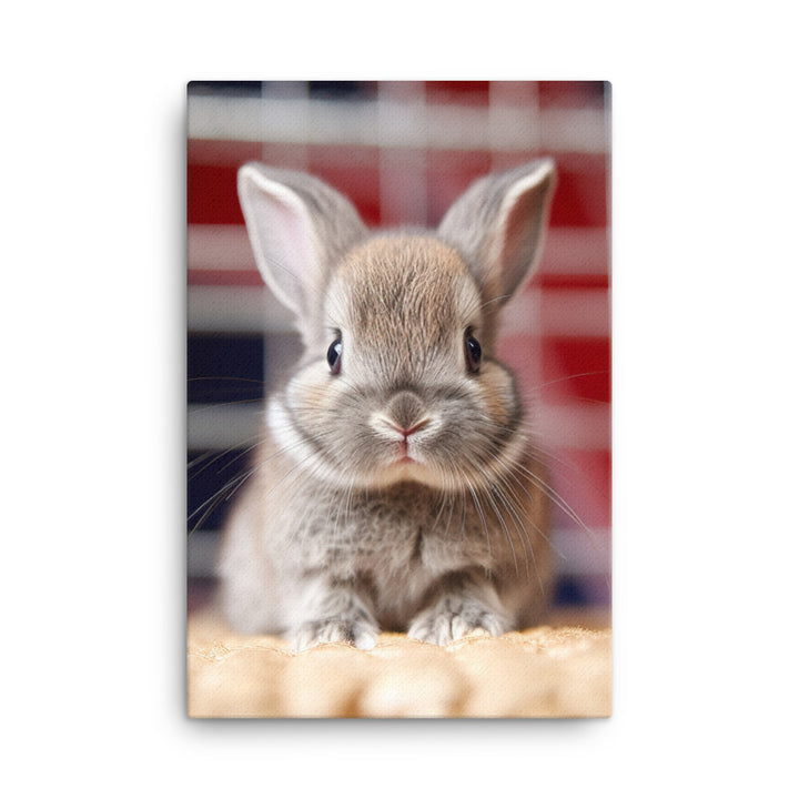 Adorable Britannia Petite Bunny Canvas - PosterfyAI.com