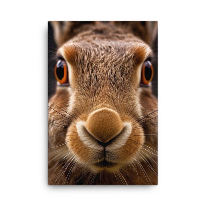 Charming Belgian Hare Canvas - PosterfyAI.com