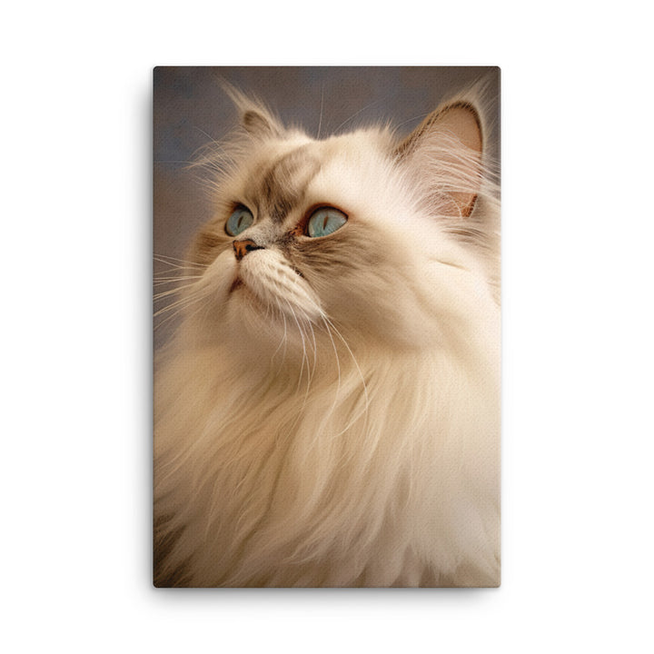 Dignified Aura of Himalayan Cat Canvas - PosterfyAI.com
