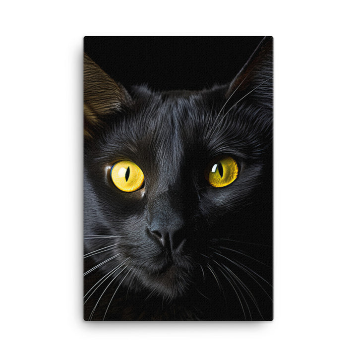 Bombay Cat in Stunning Detail Canvas - PosterfyAI.com