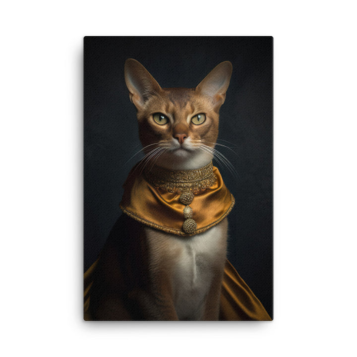 Abyssinian Cat Canvas - PosterfyAI.com