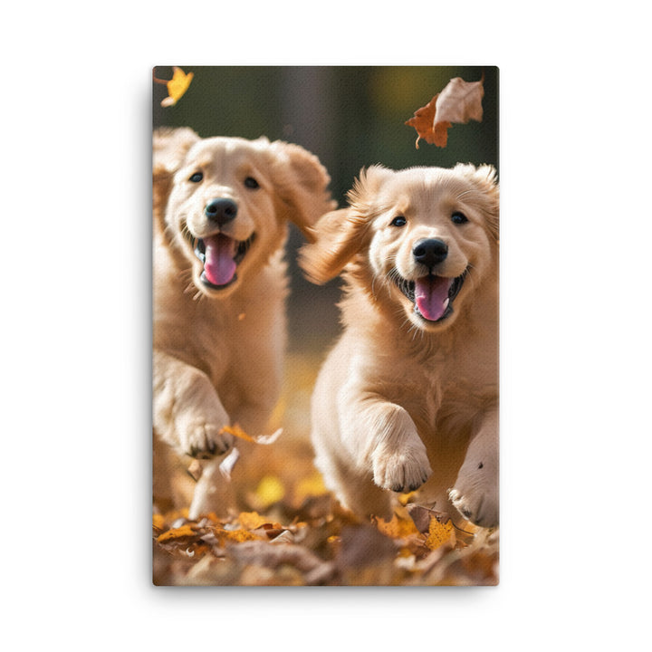 Golden Retriever Canvas - PosterfyAI.com