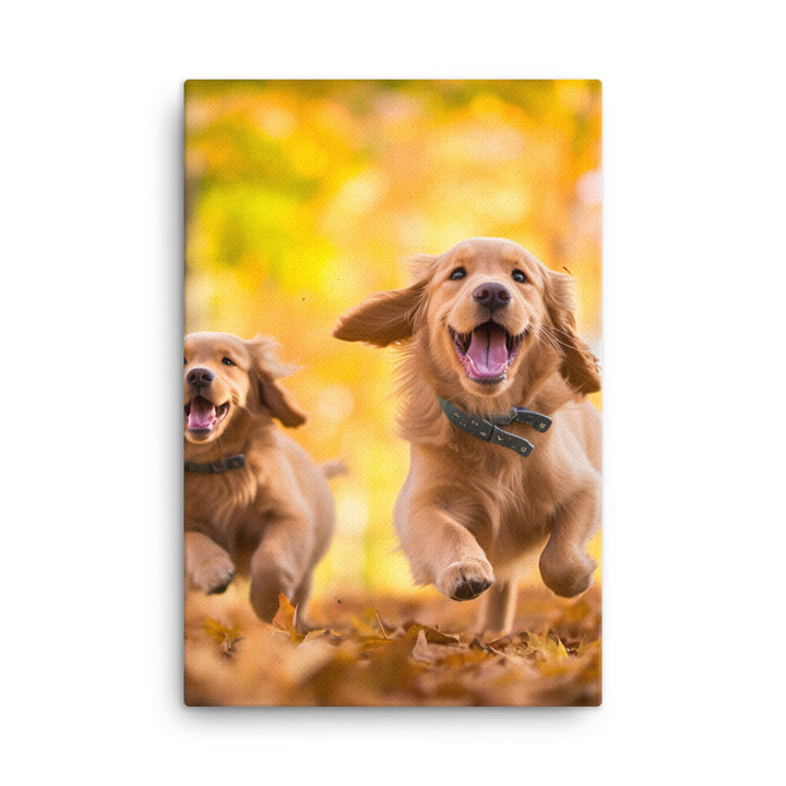 Golden Retriever Canvas - PosterfyAI.com