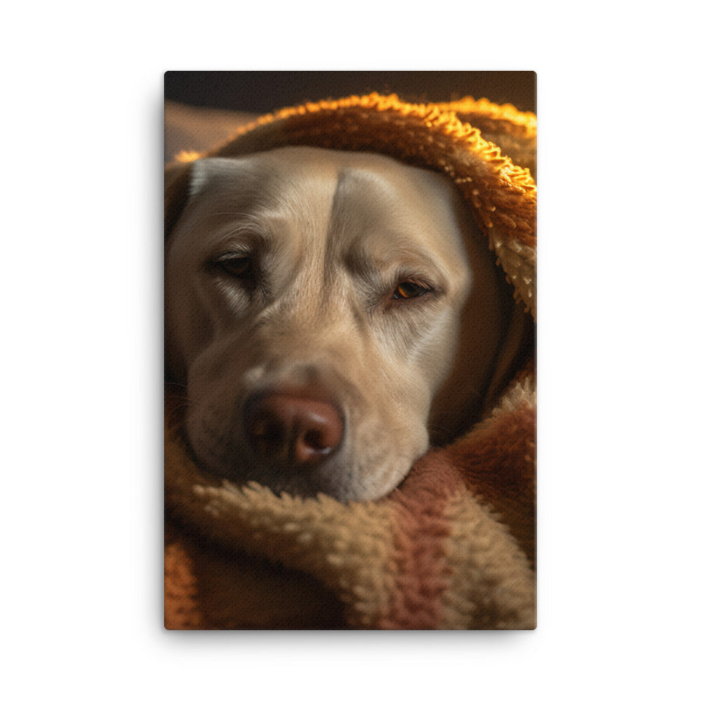 Labrador Retriever Canvas - PosterfyAI.com