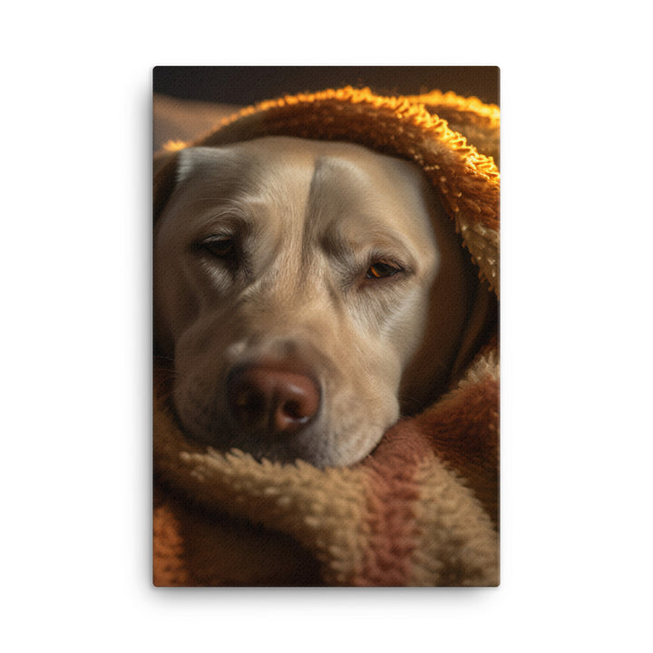 Labrador Retriever Canvas - PosterfyAI.com