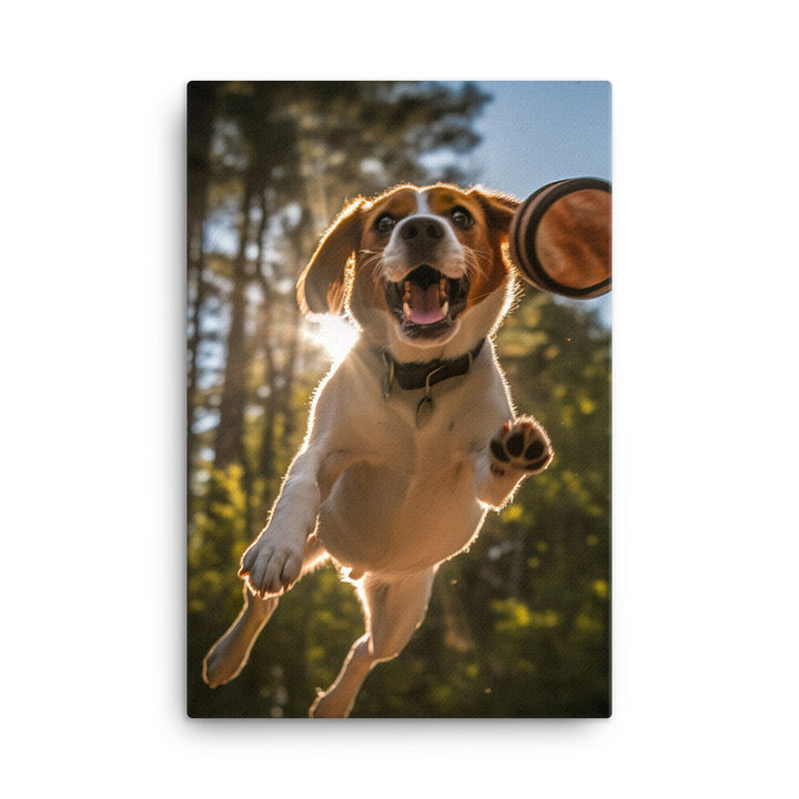 Beagle Canvas - PosterfyAI.com