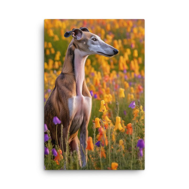 Greyhound Canvas - PosterfyAI.com