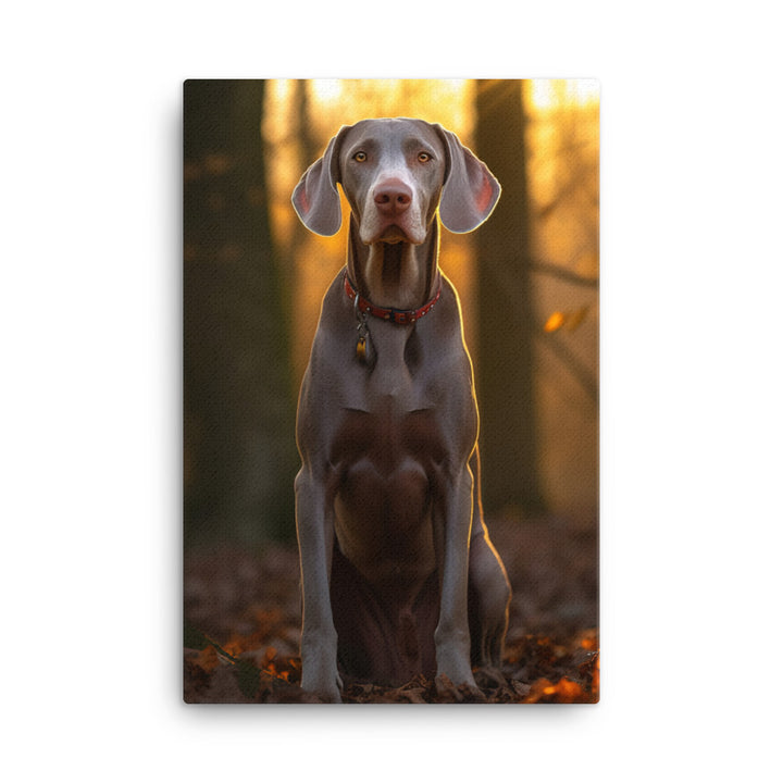 Weimaraner Canvas - PosterfyAI.com