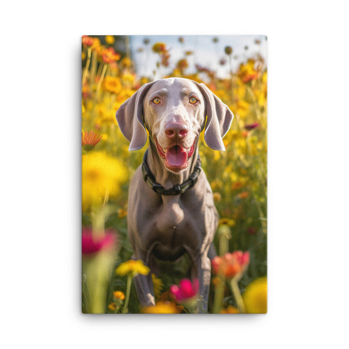 Weimaraner Canvas - PosterfyAI.com