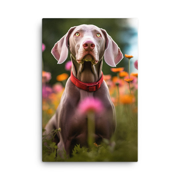 Weimaraner Canvas - PosterfyAI.com