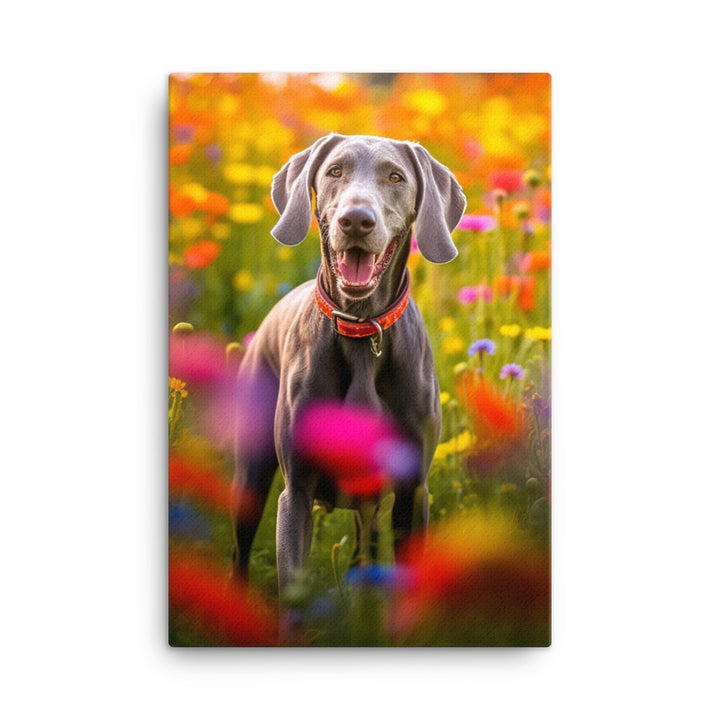 Weimaraner Canvas - PosterfyAI.com