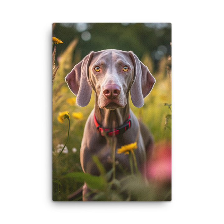 Weimaraner Canvas - PosterfyAI.com