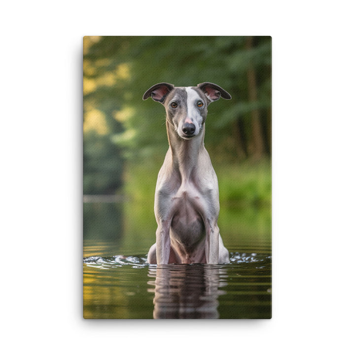 Whippet Canvas - PosterfyAI.com