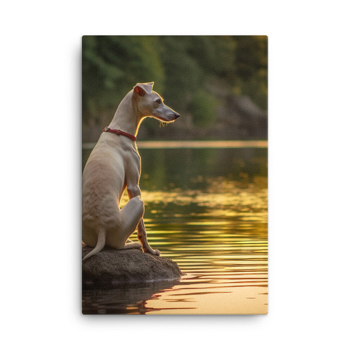 Whippet Canvas - PosterfyAI.com