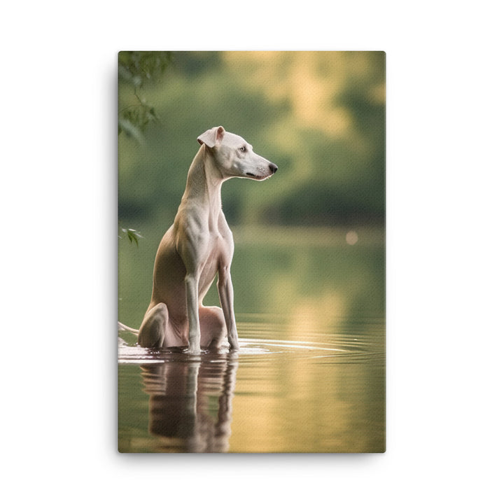 Whippet Canvas - PosterfyAI.com