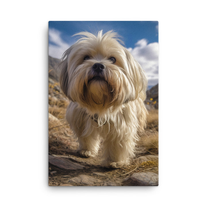 Lhasa Apso Canvas - PosterfyAI.com