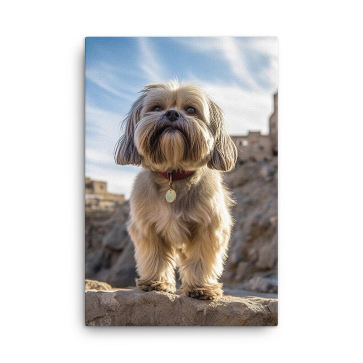 Lhasa Apso Canvas - PosterfyAI.com