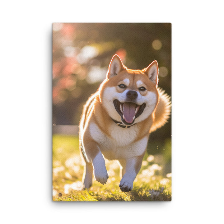 Shiba Inu Canvas - PosterfyAI.com