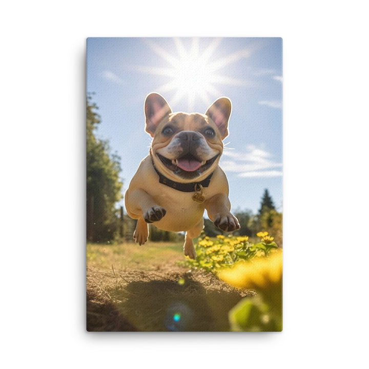 French Bulldog Canvas - PosterfyAI.com