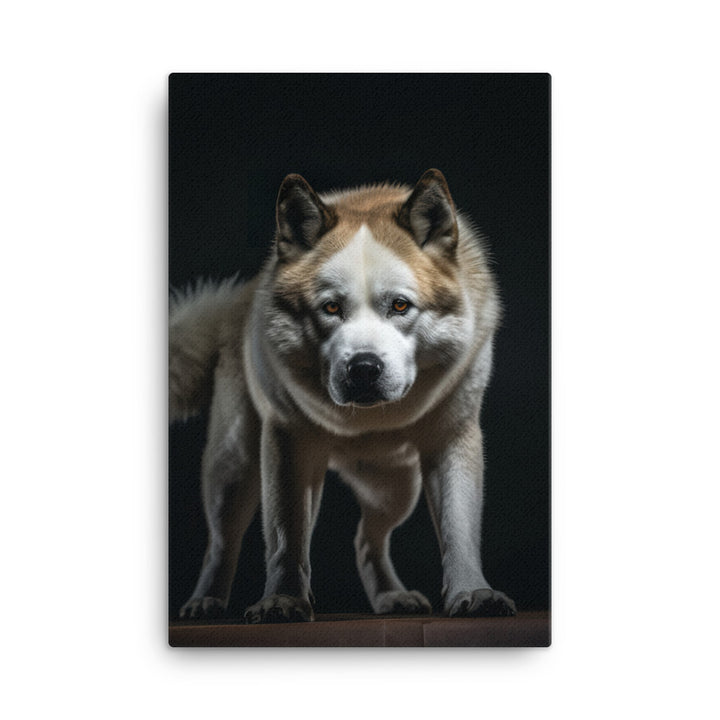 Akita Canvas - PosterfyAI.com