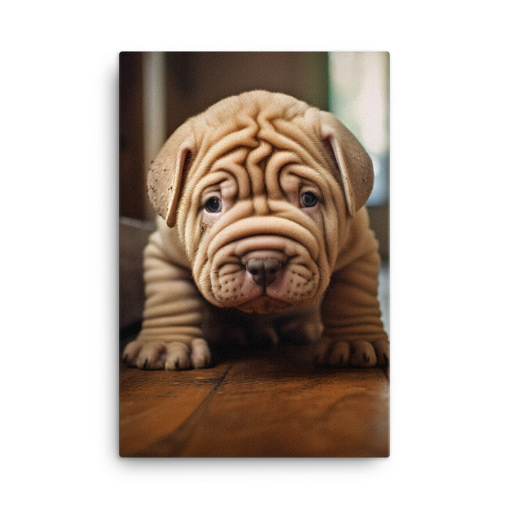 Shar Pei Canvas - PosterfyAI.com