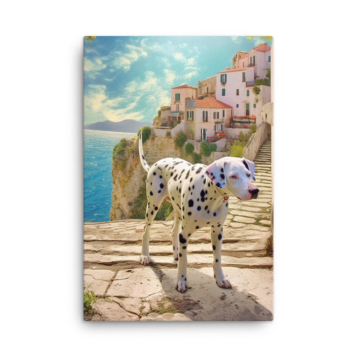 Dalmatian Canvas - PosterfyAI.com