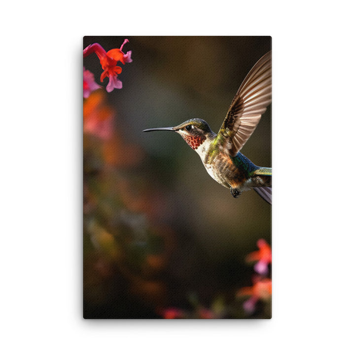 Hummingbird Canvas - PosterfyAI.com