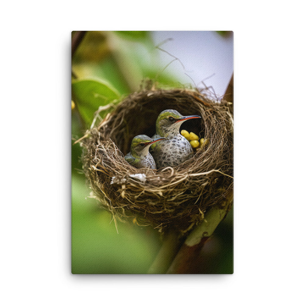 Hummingbird Canvas - PosterfyAI.com