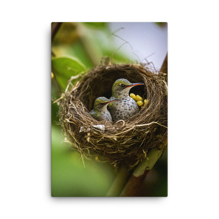 Hummingbird Canvas - PosterfyAI.com