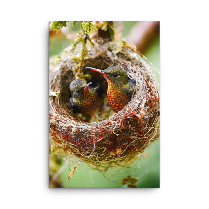 Hummingbird Canvas - PosterfyAI.com